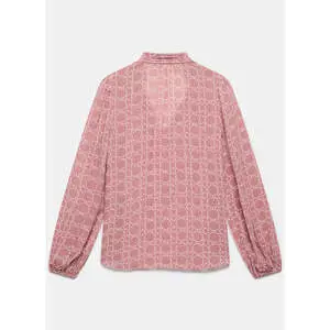 Mint Velvet Pink Geometric Print Blouse
